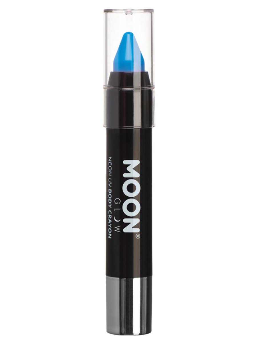 Click to view product details and reviews for Smiffys Moon Glow Pastel Neon Uv Body Crayons Black Fancy Dress Pastel Blue.