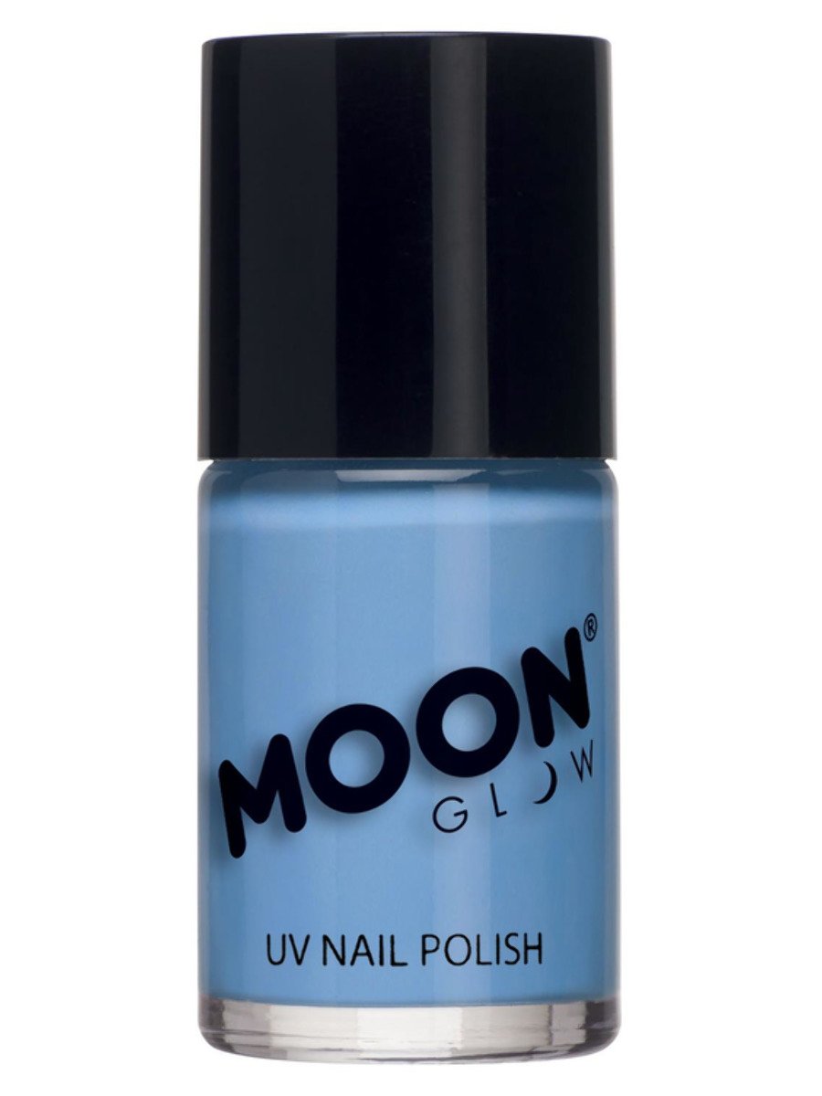 Click to view product details and reviews for Smiffys Moon Glow Pastel Neon Uv Nail Polish Black Fancy Dress Pastel Blue.