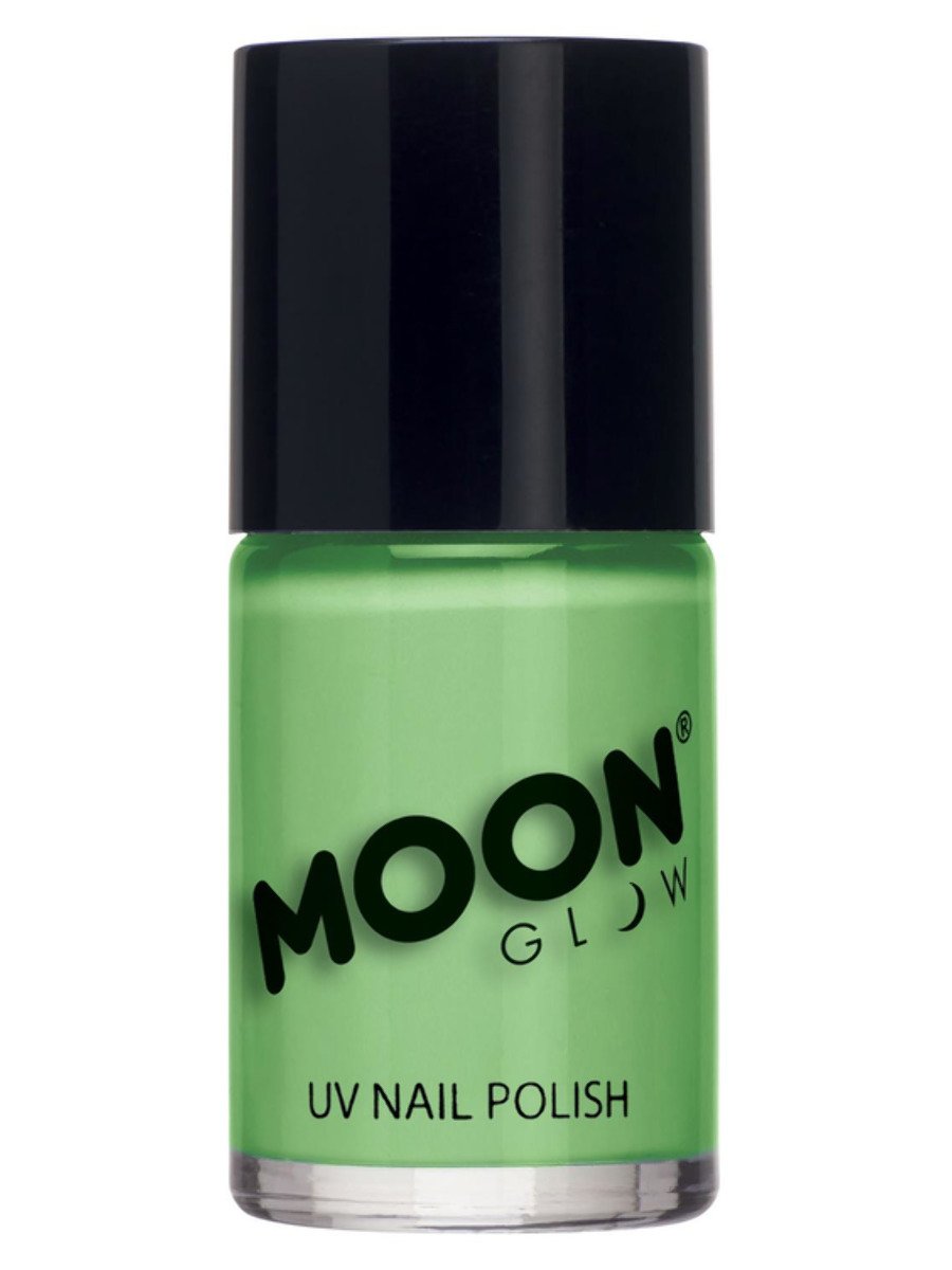 Click to view product details and reviews for Smiffys Moon Glow Pastel Neon Uv Nail Polish Black Fancy Dress Pastel Green.