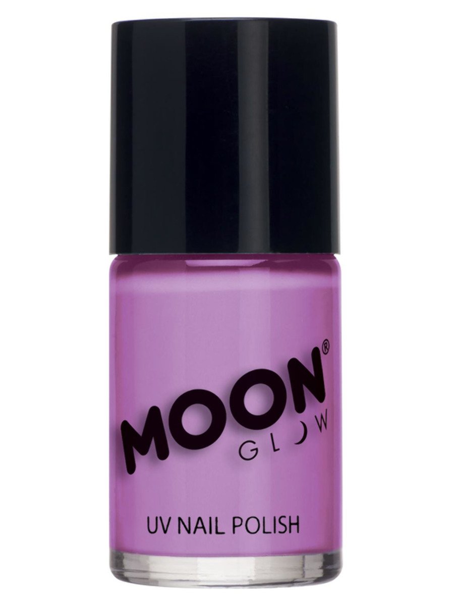 Click to view product details and reviews for Smiffys Moon Glow Pastel Neon Uv Nail Polish Black Fancy Dress Pastel Lilac.