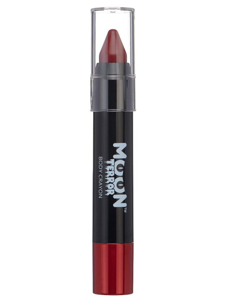 Smiffys Moon Terror Halloween Body Crayons Blood Red Fancy Dress Blood Red