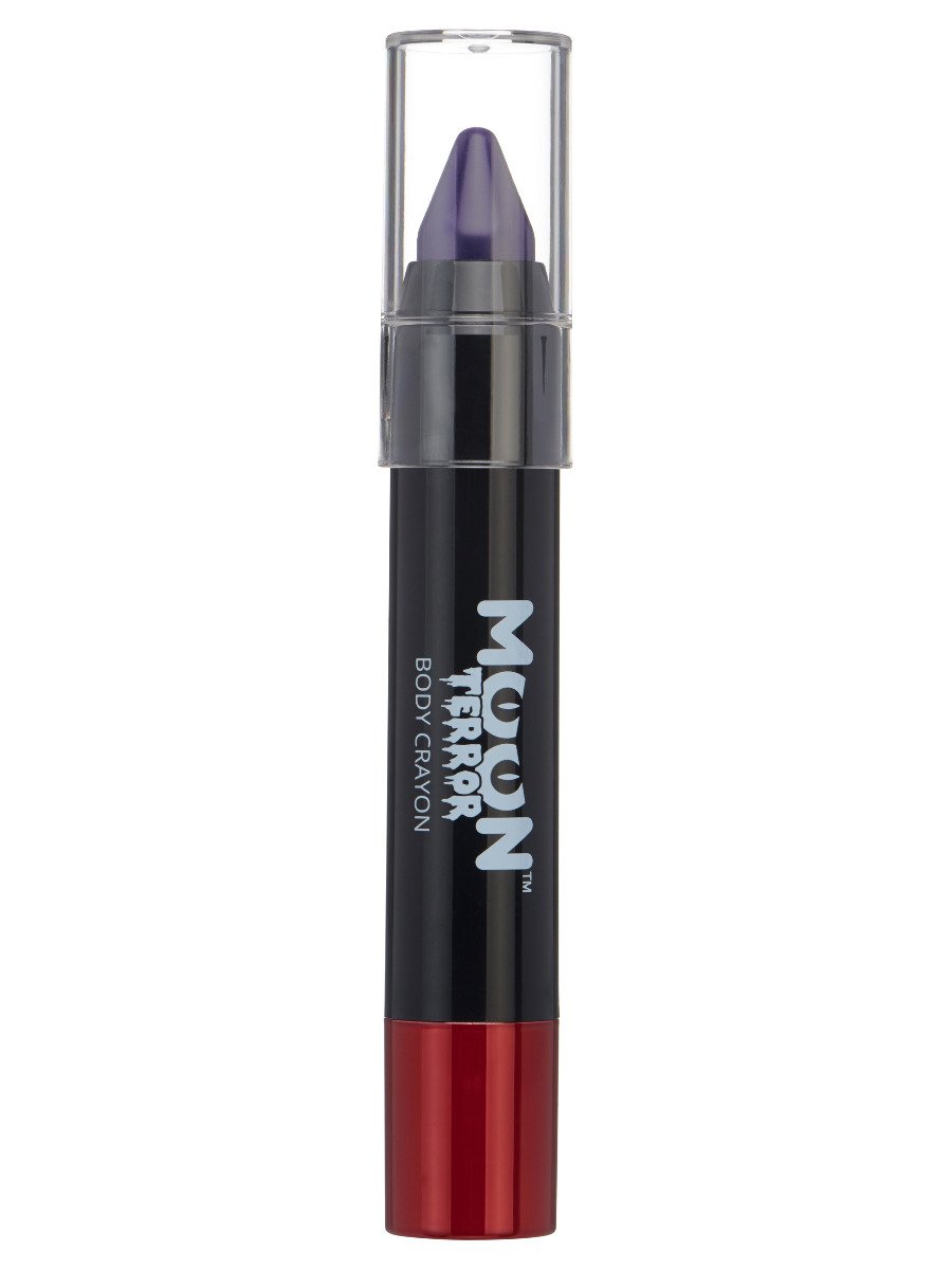 Click to view product details and reviews for Smiffys Moon Terror Halloween Body Crayons Blood Red Fancy Dress Poison Purple.