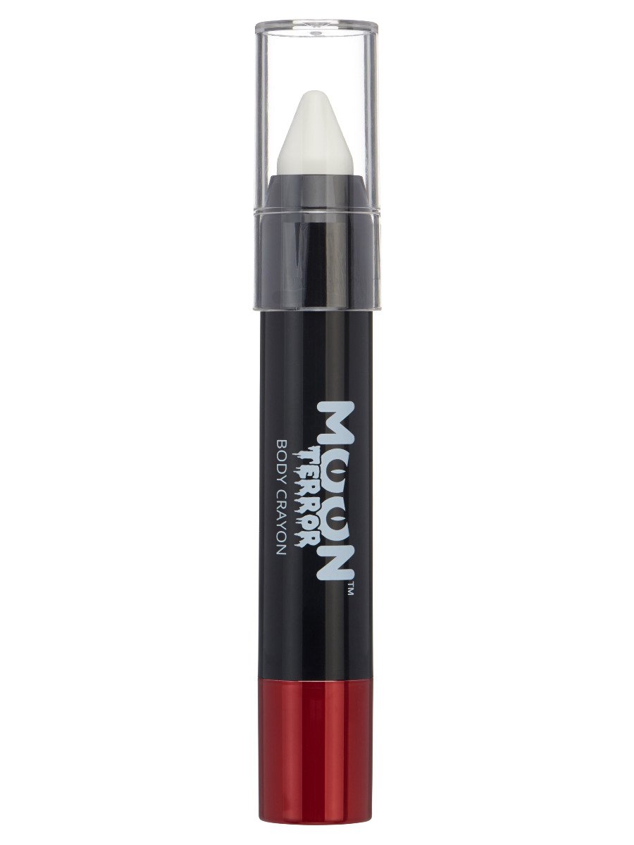 Smiffys Moon Terror Halloween Body Crayons Blood Red Fancy Dress Wicked White