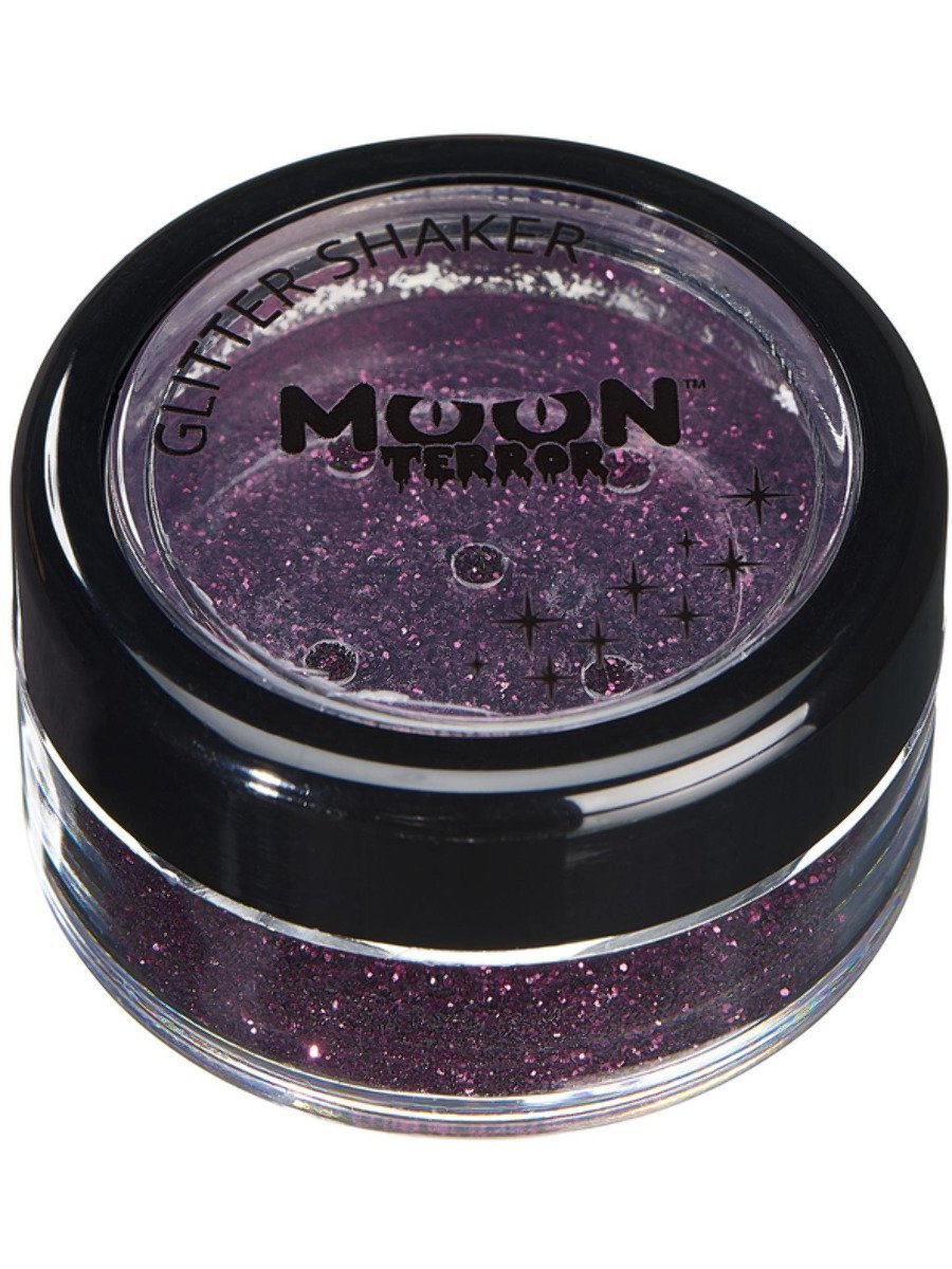 Click to view product details and reviews for Smiffys Moon Terror Halloween Glitter Shakers Blood Red Fancy Dress Poison Purple.