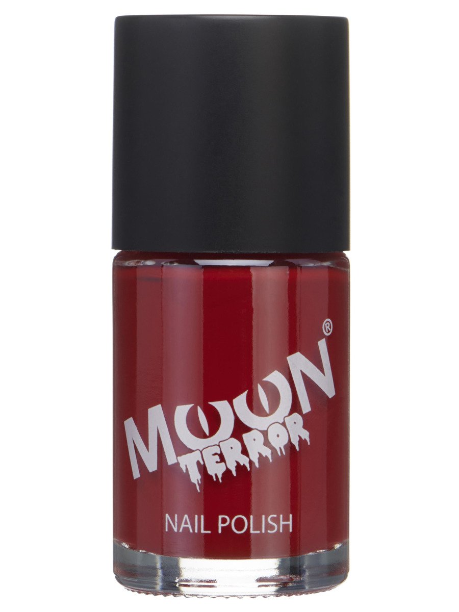 Click to view product details and reviews for Smiffys Moon Terror Halloween Nail Polish Blood Red Fancy Dress Blood Red.