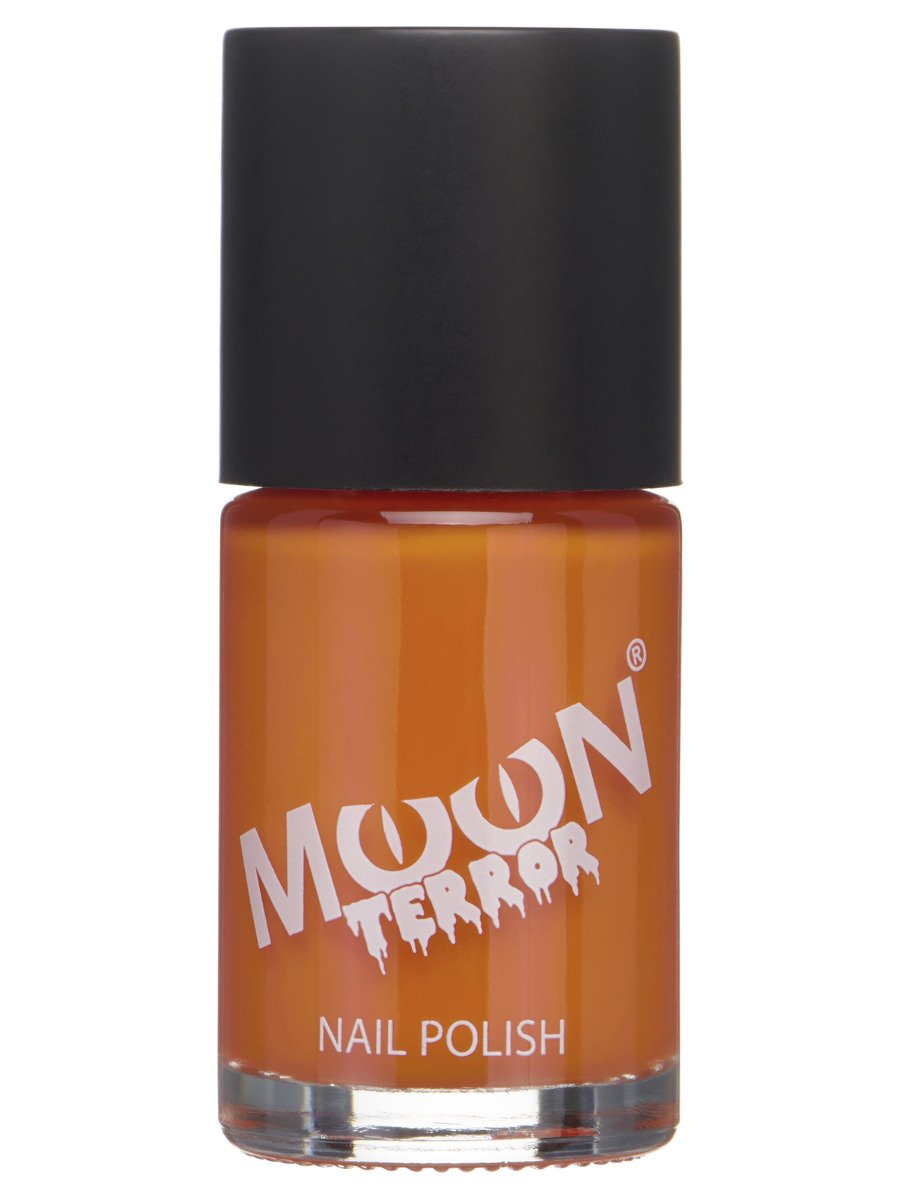 Click to view product details and reviews for Smiffys Moon Terror Halloween Nail Polish Blood Red Fancy Dress Pumpkin Orange.