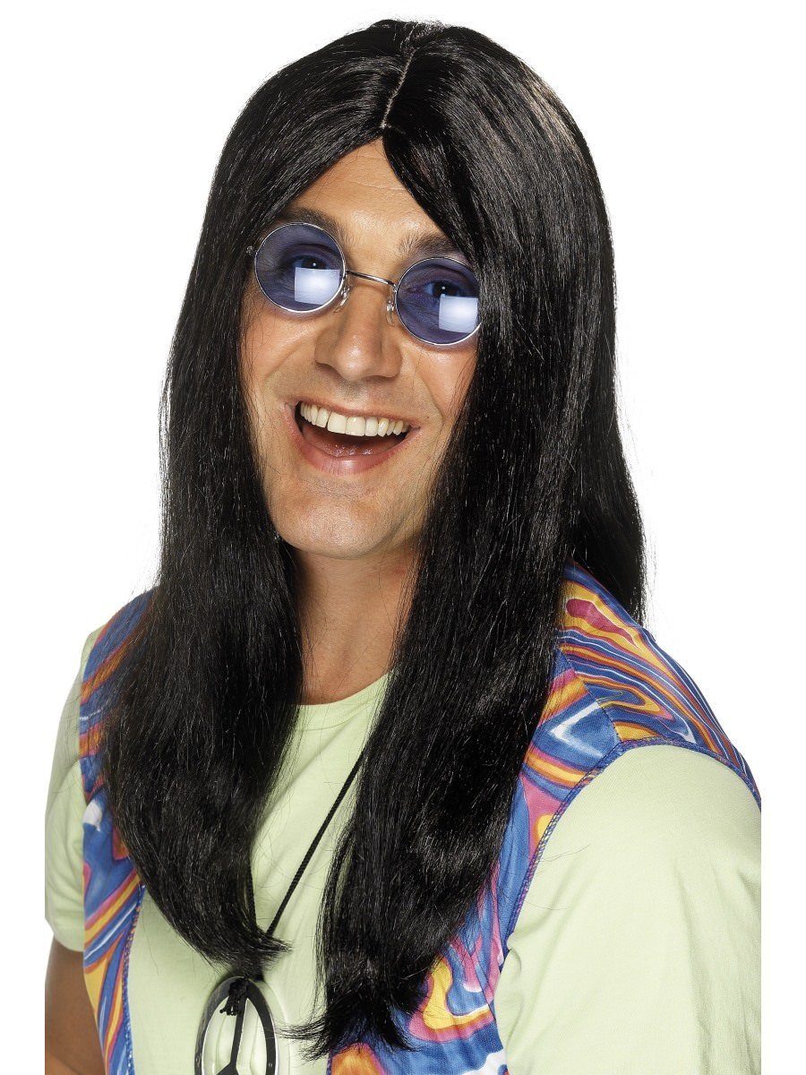 Click to view product details and reviews for Smiffys Neil Hippy Wig Black Fancy Dress.