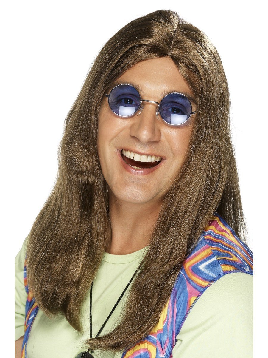 Click to view product details and reviews for Smiffys Neil Hippy Wig Brown Fancy Dress.