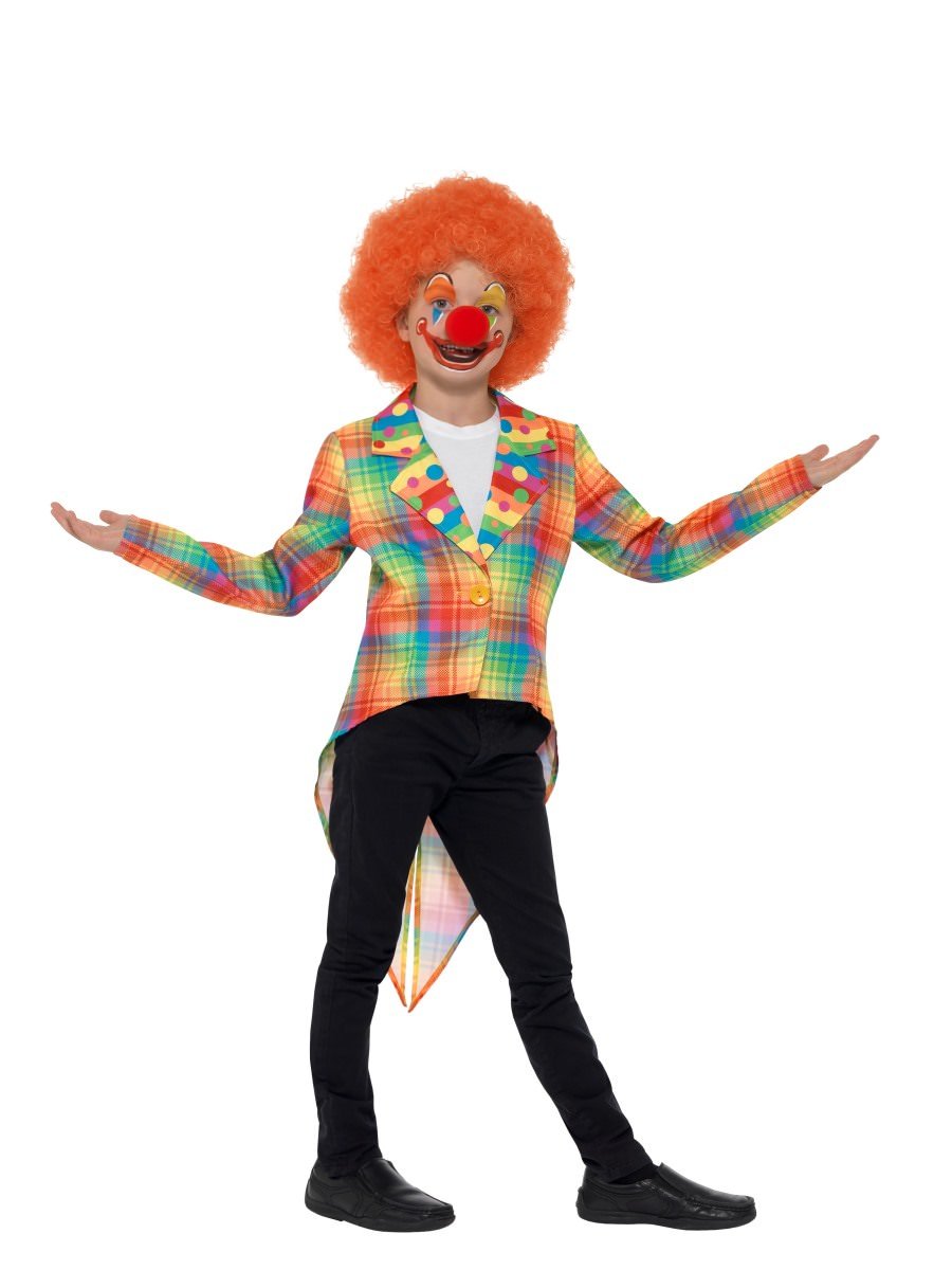 Click to view product details and reviews for Smiffys Neon Tartan Clown Tailcoat Fancy Dress Small Age 4 6.