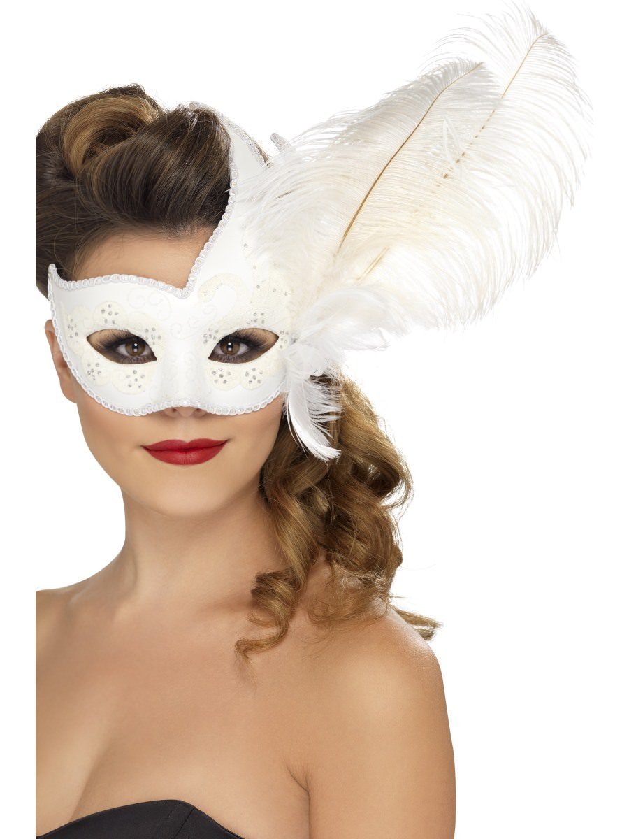 Smiffys Ornate Columbina Eyemask Fancy Dress