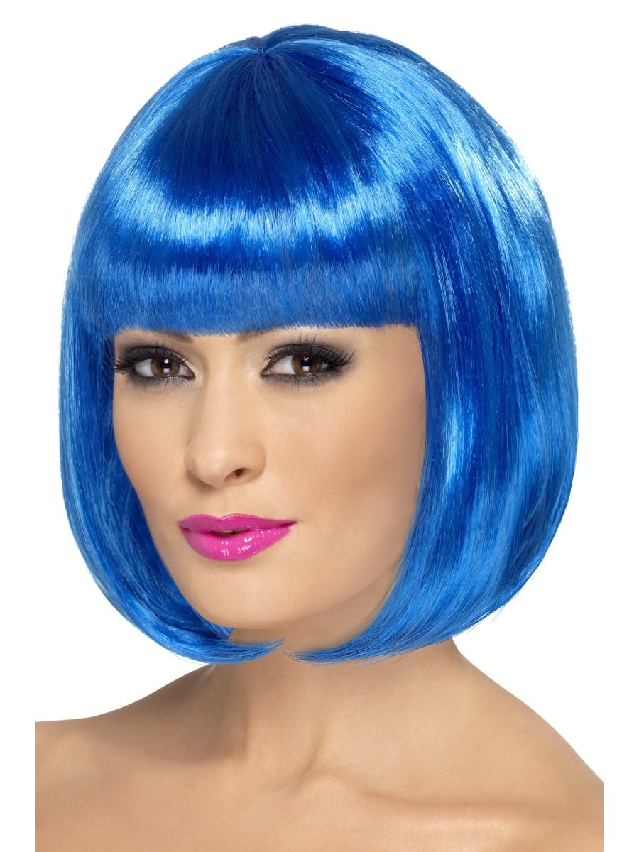 Click to view product details and reviews for Smiffys Partyrama Wig Blue Fancy Dress.