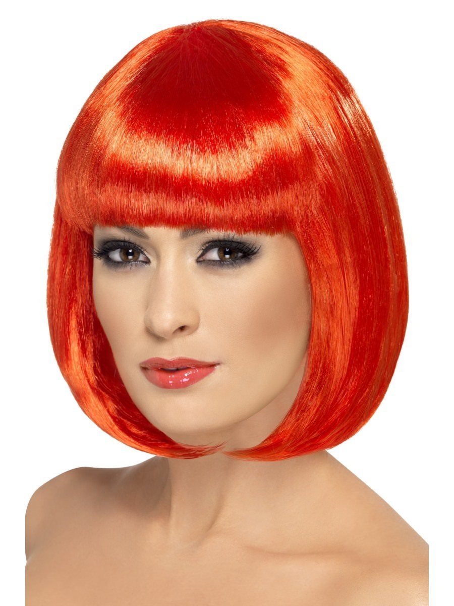 Photos - Fancy Dress Smiffys Partyrama Wig, Red - 