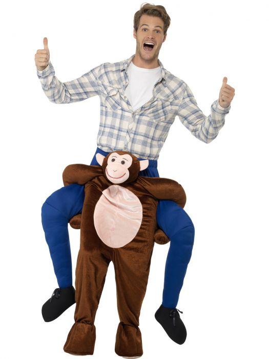 Smiffys Piggyback Monkey Costume Fancy Dress