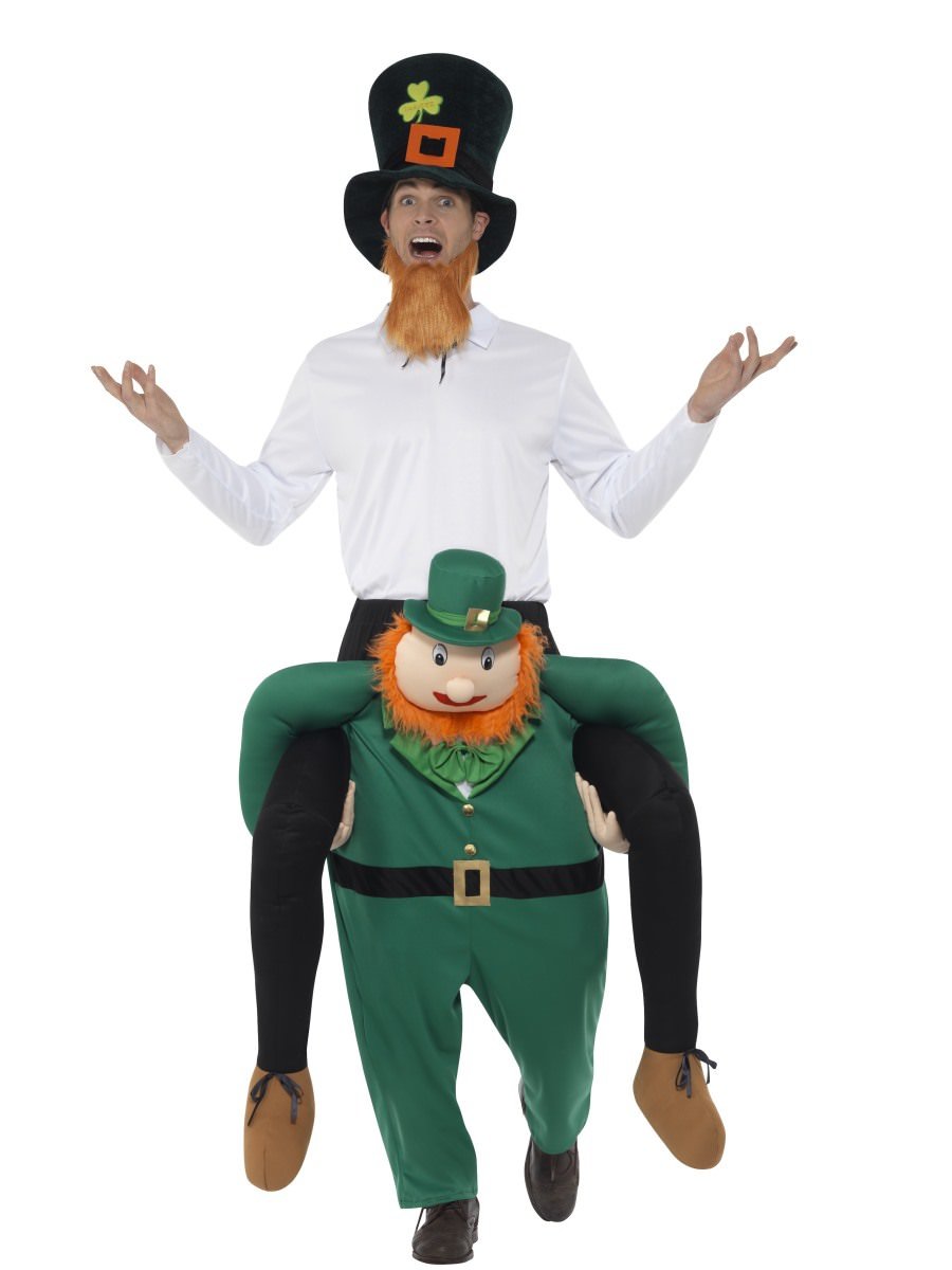 Smiffys Piggyback Paddys Leprechaun Costume Fancy Dress