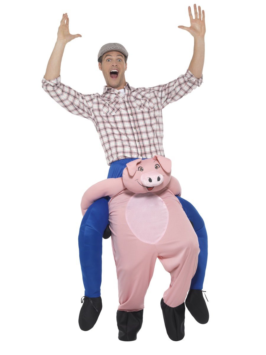 Smiffys Piggyback Pig Costume Fancy Dress