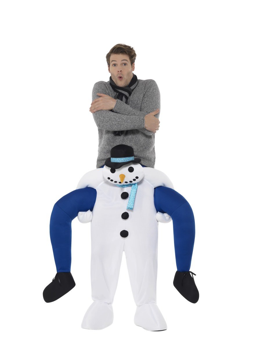 Smiffys Piggyback Snowman Costume Fancy Dress