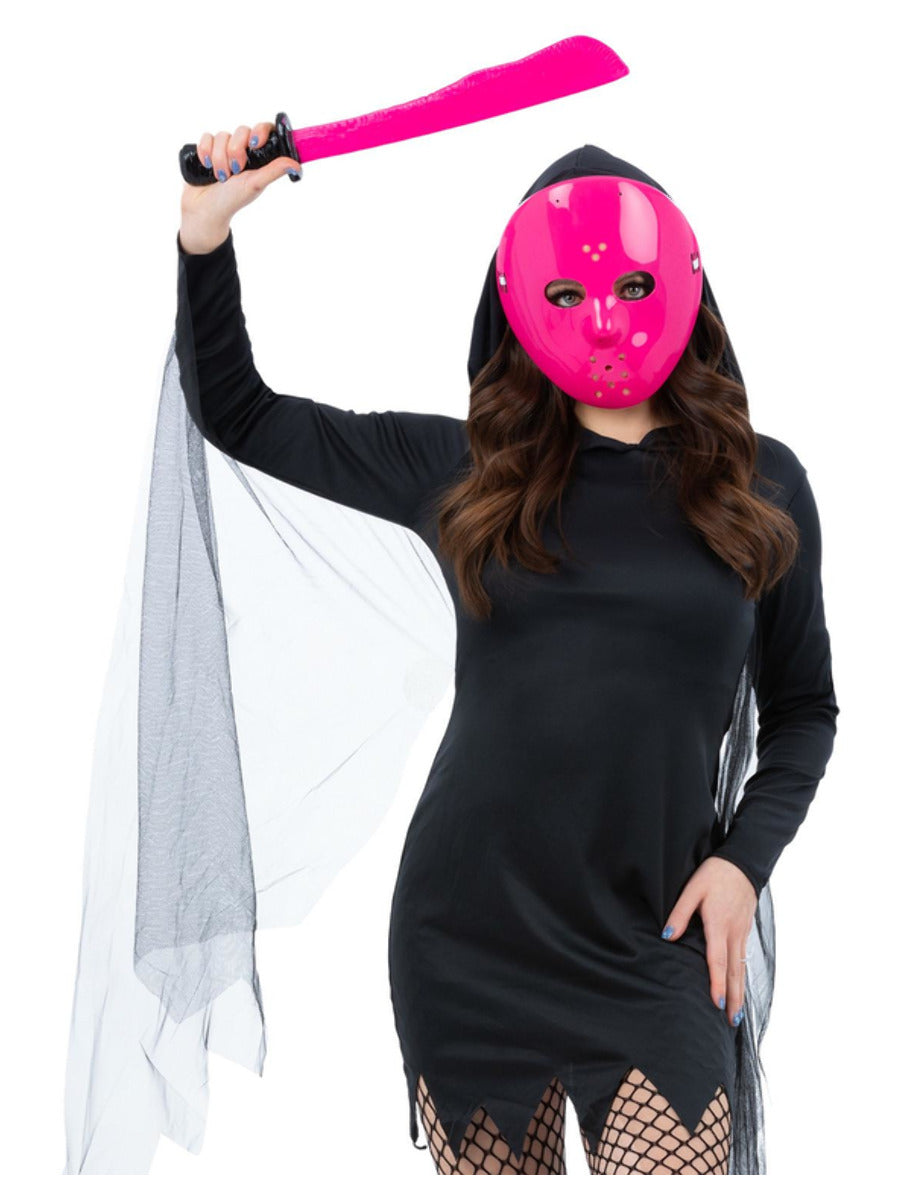 Click to view product details and reviews for Pink Hockey Mask Machete.