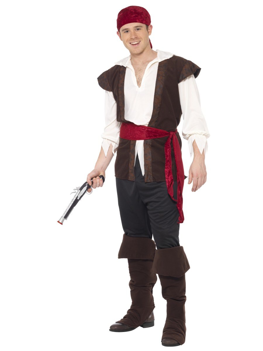 Click to view product details and reviews for Smiffys Pirate Deck Mate Costume Fancy Dress Medium Chest 38 40.