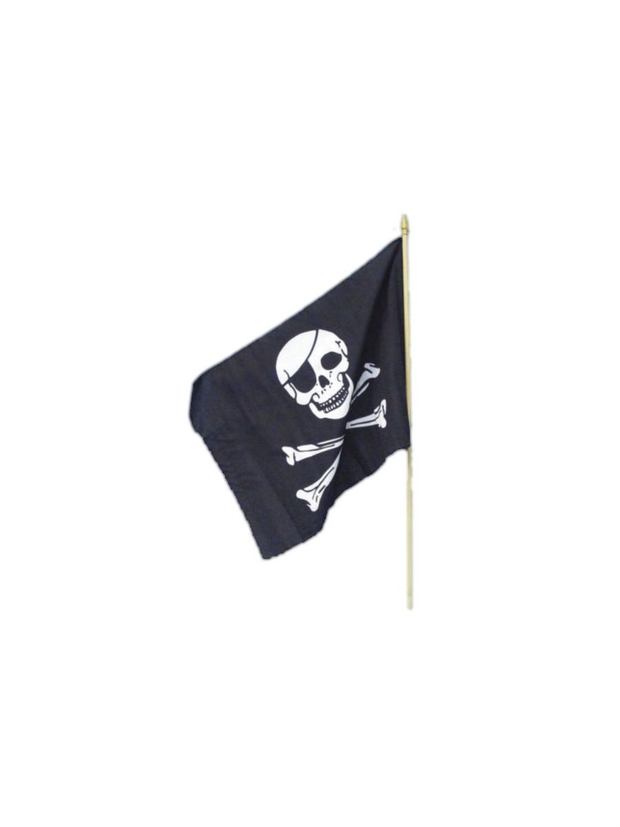 Click to view product details and reviews for Smiffys Pirate Flag 45x30cm Fancy Dress.