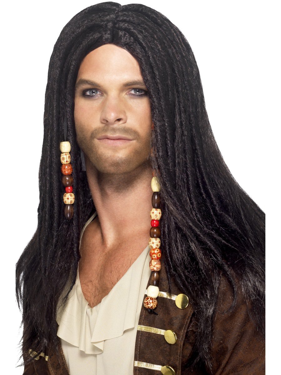 Click to view product details and reviews for Smiffys Pirate Wig Black Fancy Dress.