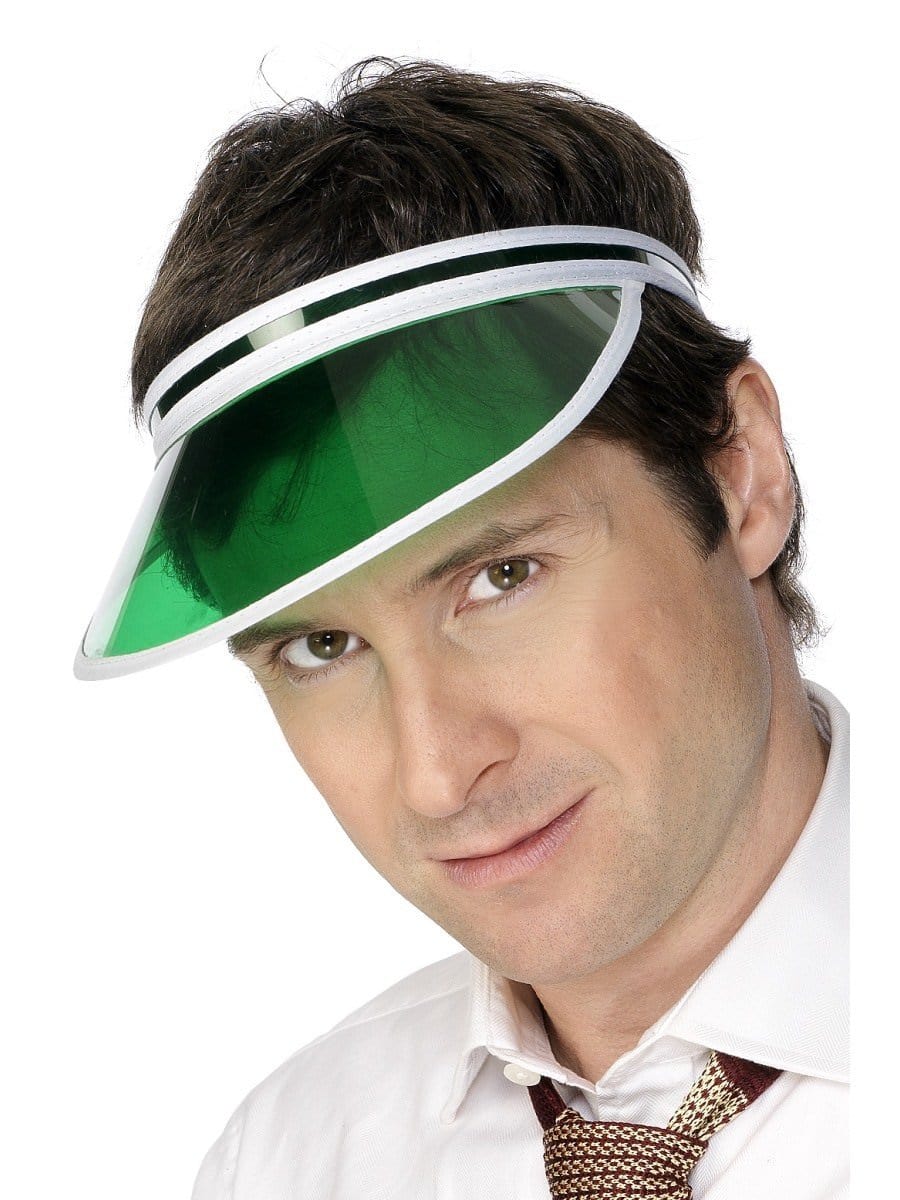 Click to view product details and reviews for Smiffys Poker Visor Green Fancy Dress.