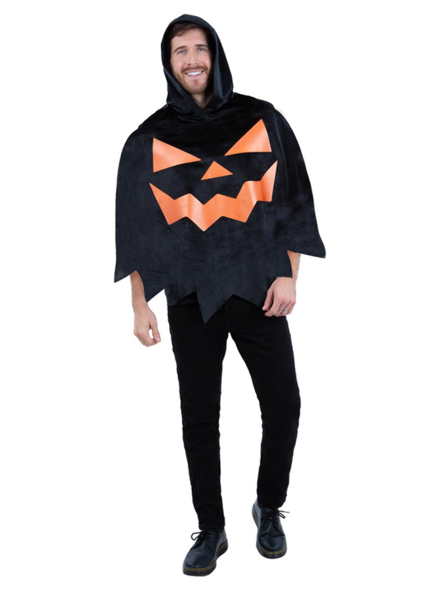 Click to view product details and reviews for Pumpkin Poncho Adult Unisex.