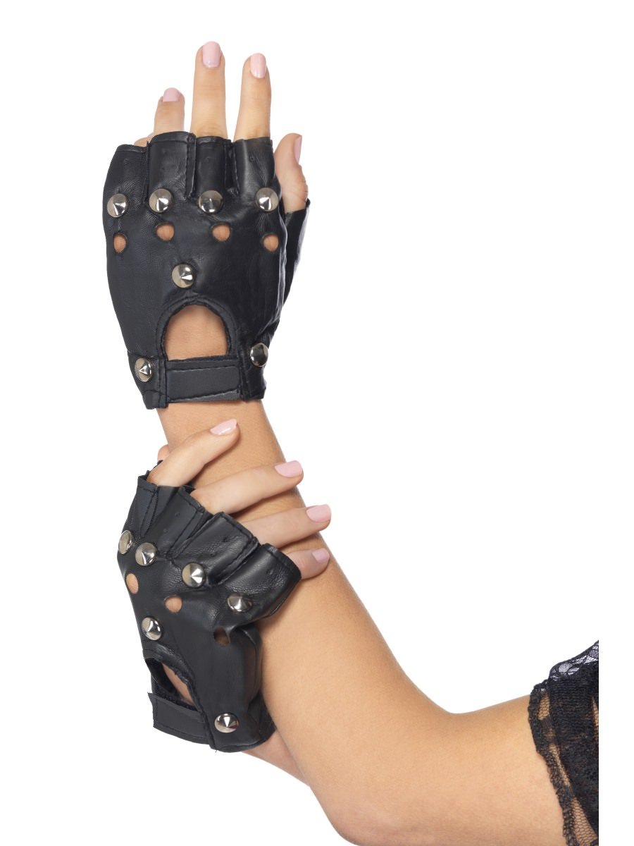 Click to view product details and reviews for Smiffys Punk Gloves Fancy Dress.