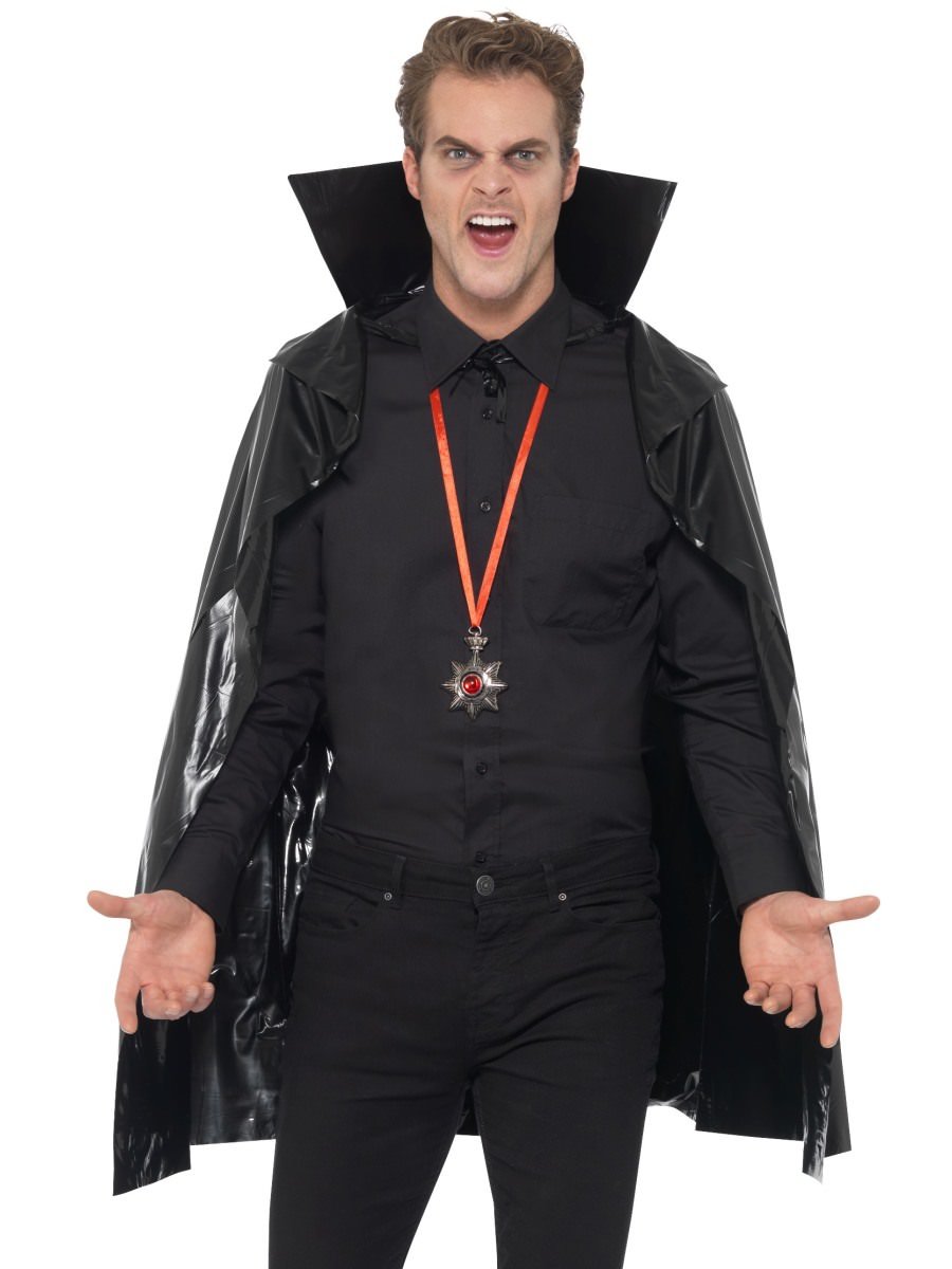 Click to view product details and reviews for Smiffys Pvc Vampire Cape Fancy Dress.