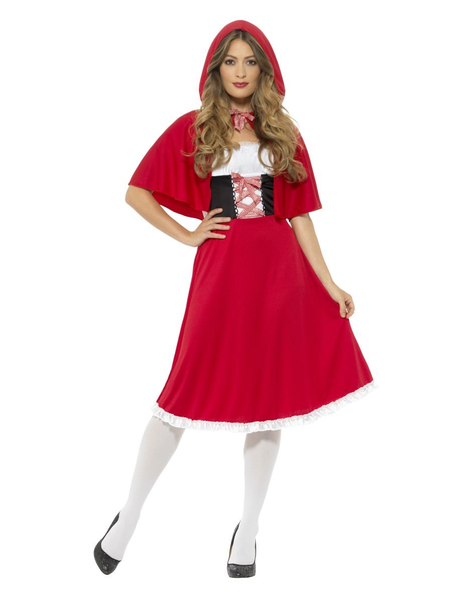 Red Riding Hood Costume Long Dress Smiffys