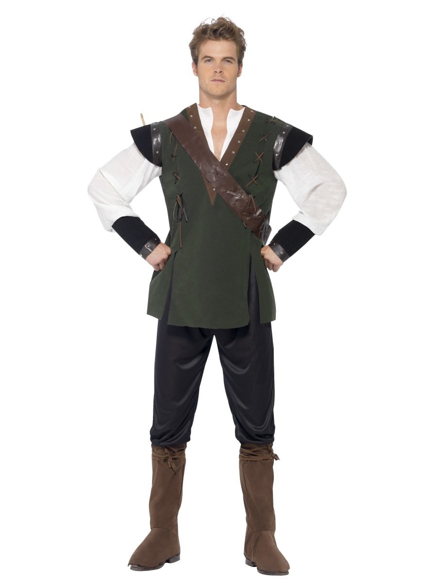 Smiffys Robin Hood Costume Fancy Dress Large Chest 42 44