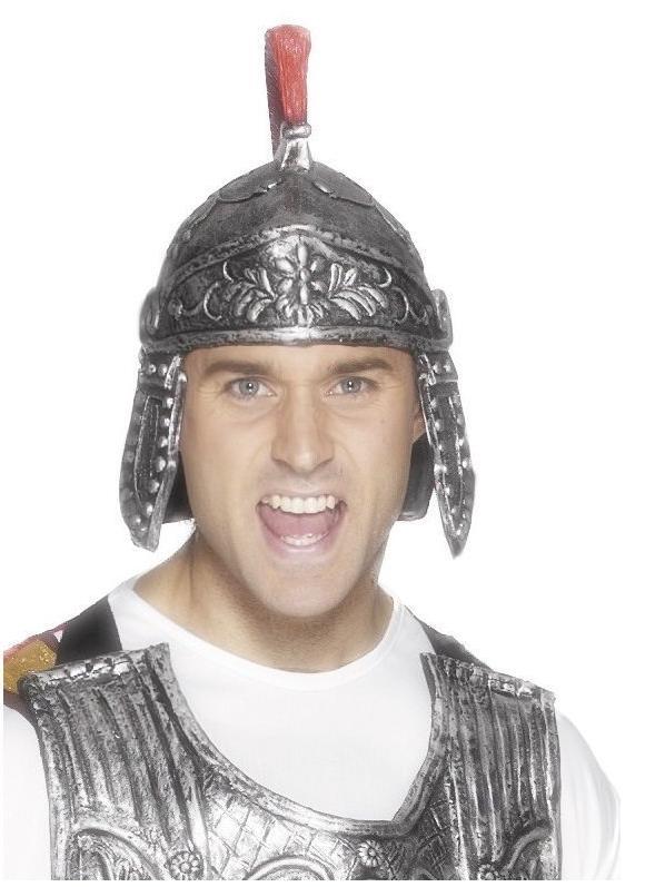 Click to view product details and reviews for Smiffys Roman Armour Helmet Silver Fancy Dress.