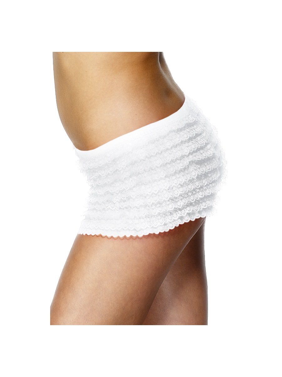 Smiffys Ruffled Panties White Fancy Dress