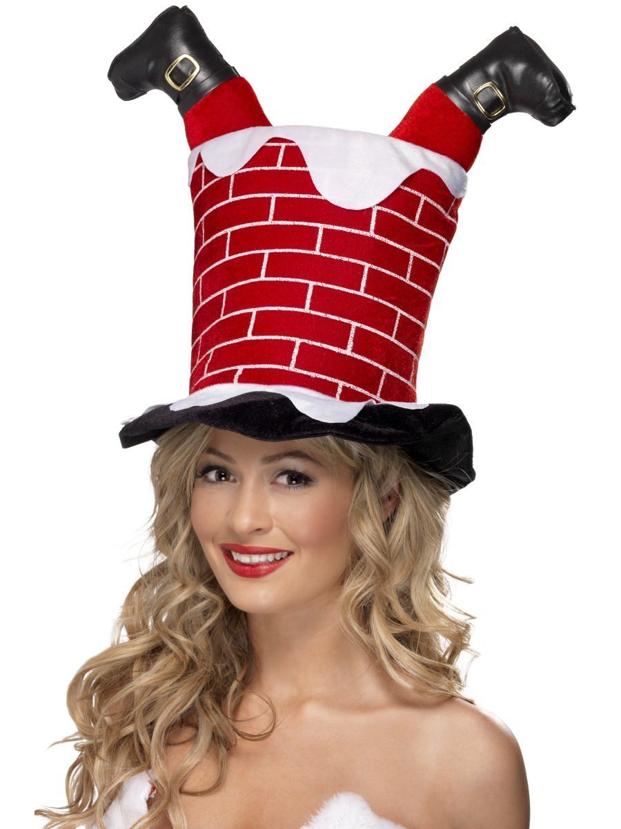 Click to view product details and reviews for Smiffys Santa Stuck In Chimney Hat Fancy Dress.