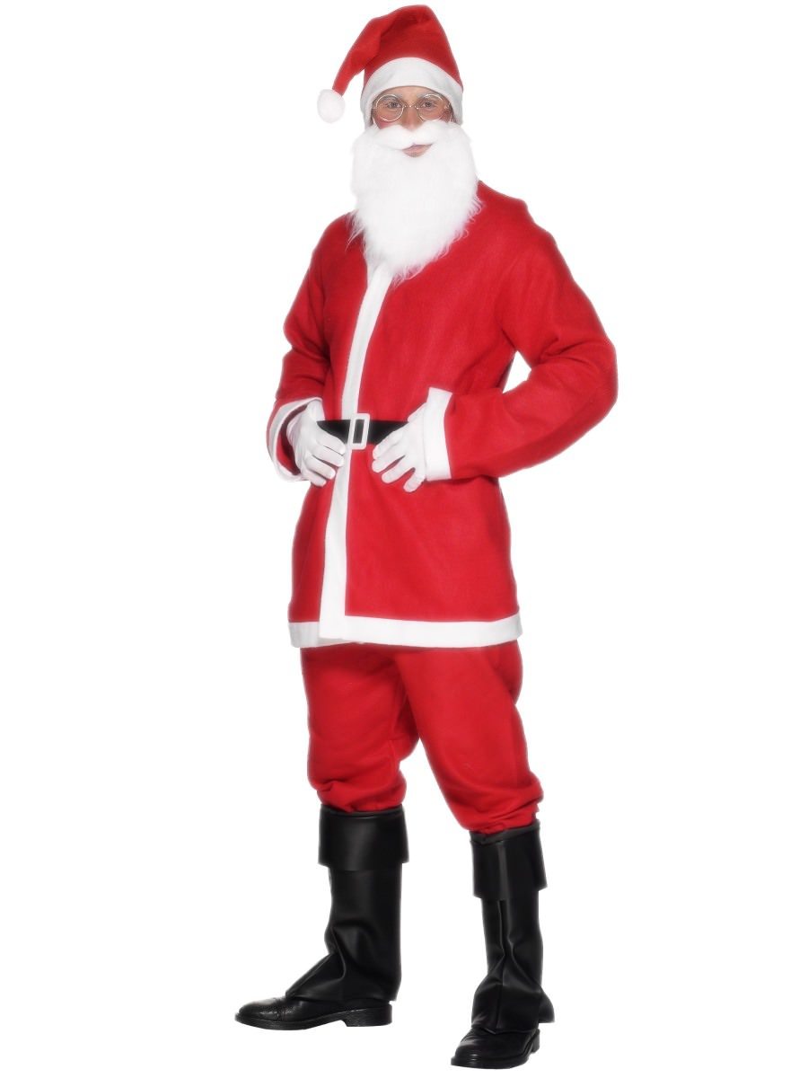 Smiffys Santa Suit Costume Fancy Dress Medium Chest 38 40