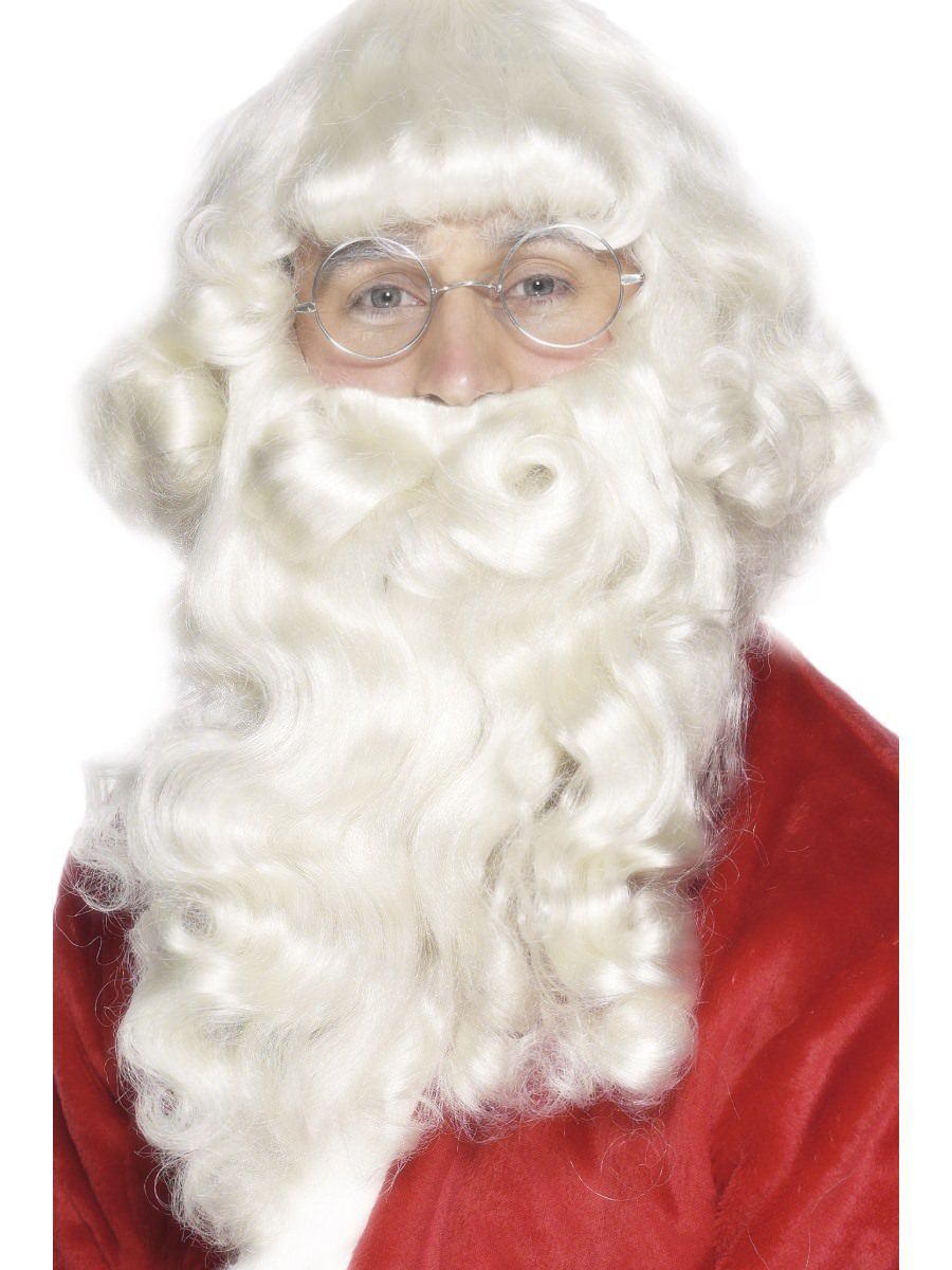 Click to view product details and reviews for Smiffys Santa Wig And Beard Set Fancy Dress.