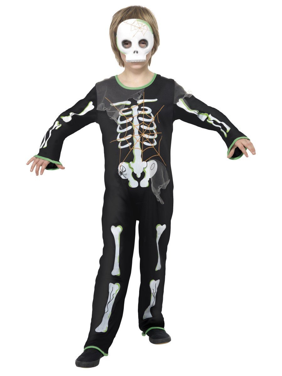 Smiffys Scary Spider Skeleton Costume Fancy Dress