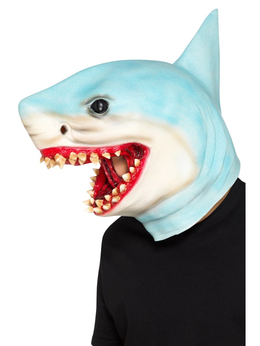 Click to view product details and reviews for Smiffys Shark Overhead Mask Fancy Dress.