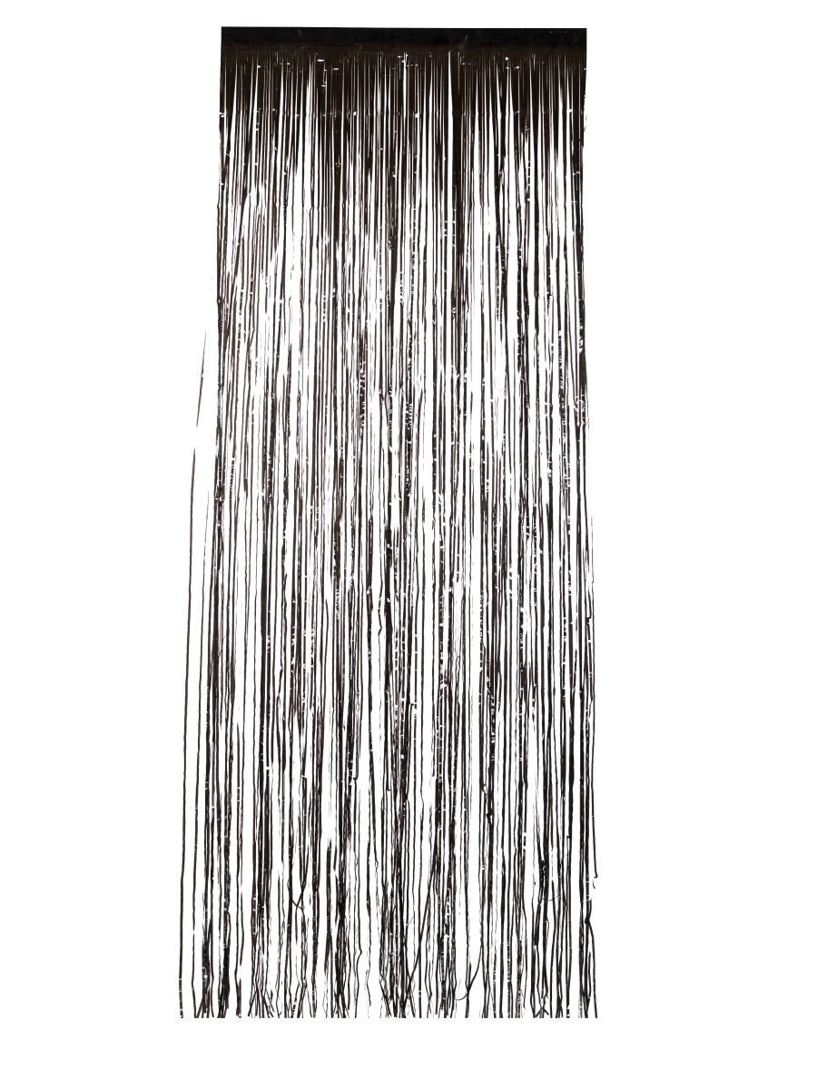 Click to view product details and reviews for Smiffys Shimmer Curtain Metallic Black Fancy Dress.