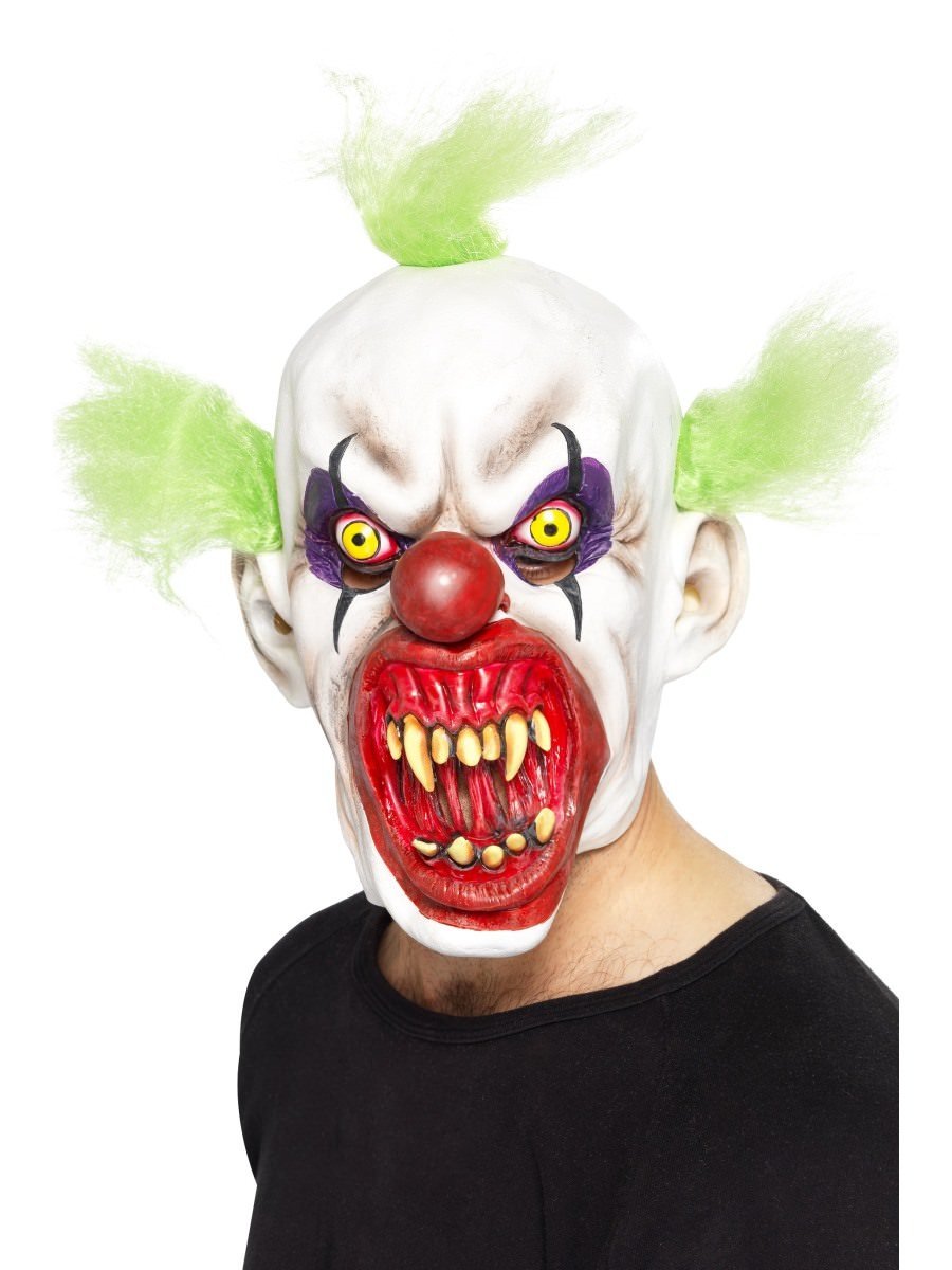 Photos - Fancy Dress Smiffys Sinister Clown Mask - 