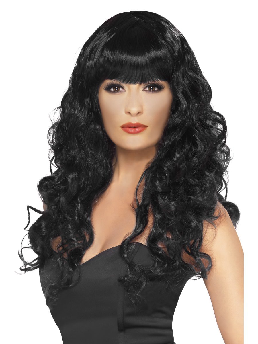 Click to view product details and reviews for Smiffys Siren Wig Black Fancy Dress.