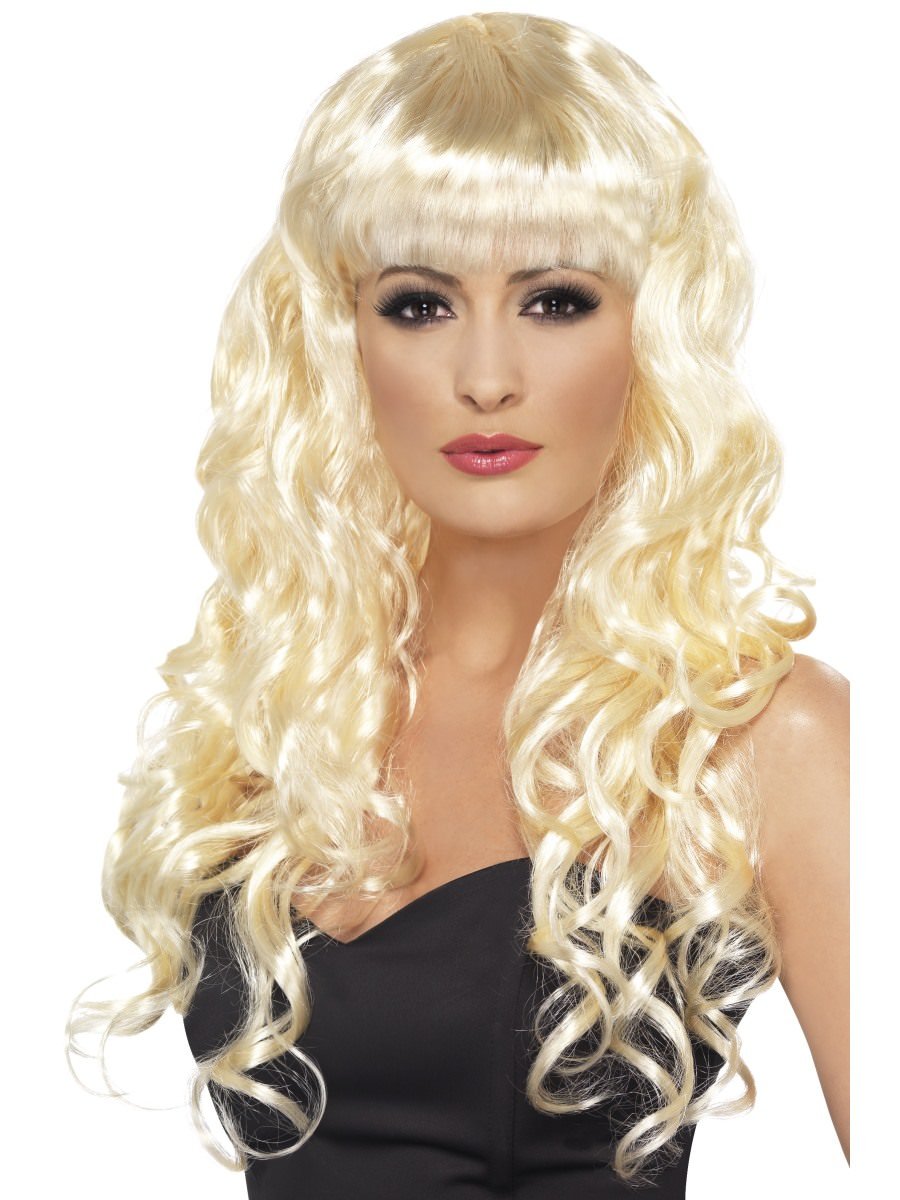 Smiffys Siren Wig Blonde Fancy Dress