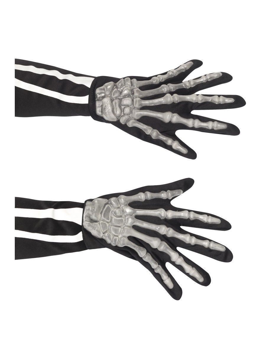 Click to view product details and reviews for Smiffys Skeleton Gloves Adult Fancy Dress.