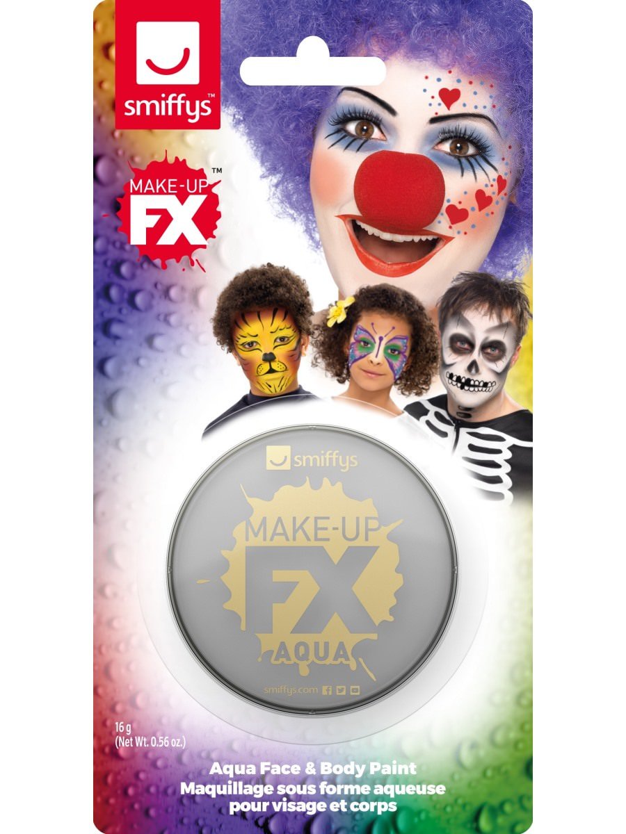 Click to view product details and reviews for Smiffys Smiffys Make Up Fx On Display Card Light Grey Fancy Dress.