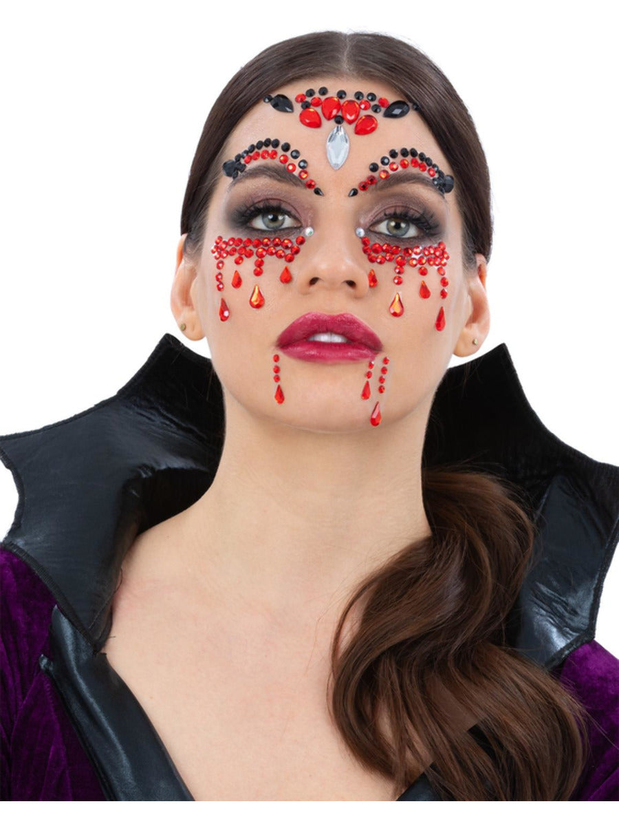Click to view product details and reviews for Smiffys Make Up Fx Vampiress Face Jewels.
