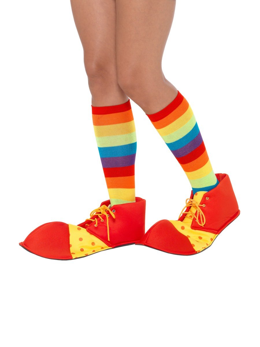 Click to view product details and reviews for Smiffys Spotty Clown Shoe Covers Fancy Dress.