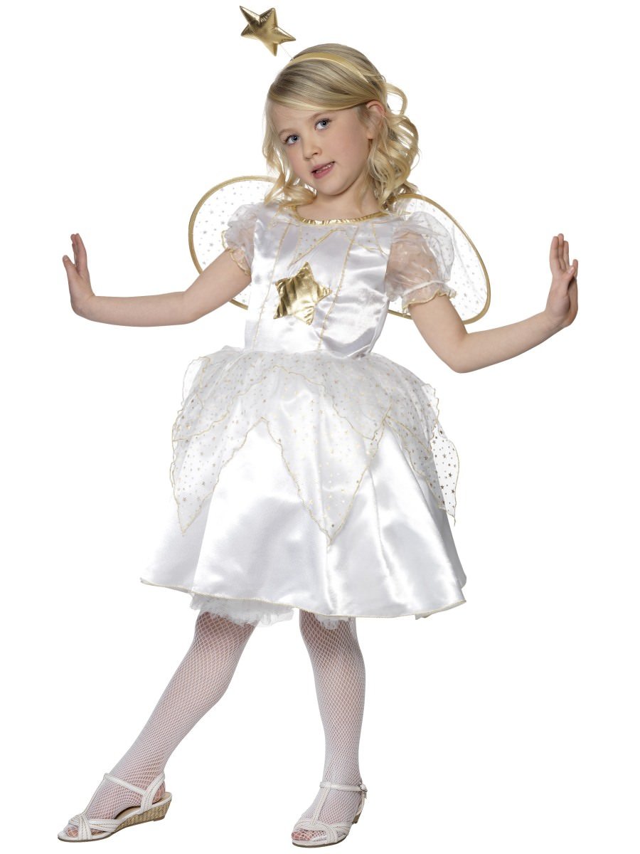 Smiffys Star Fairy Costume Fancy Dress Medium Age 7 9