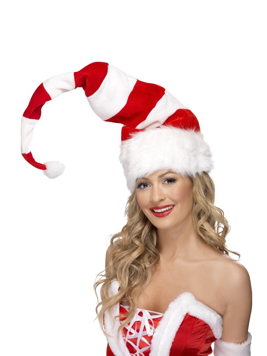 Click to view product details and reviews for Smiffys Striped Santa Hat Fancy Dress.