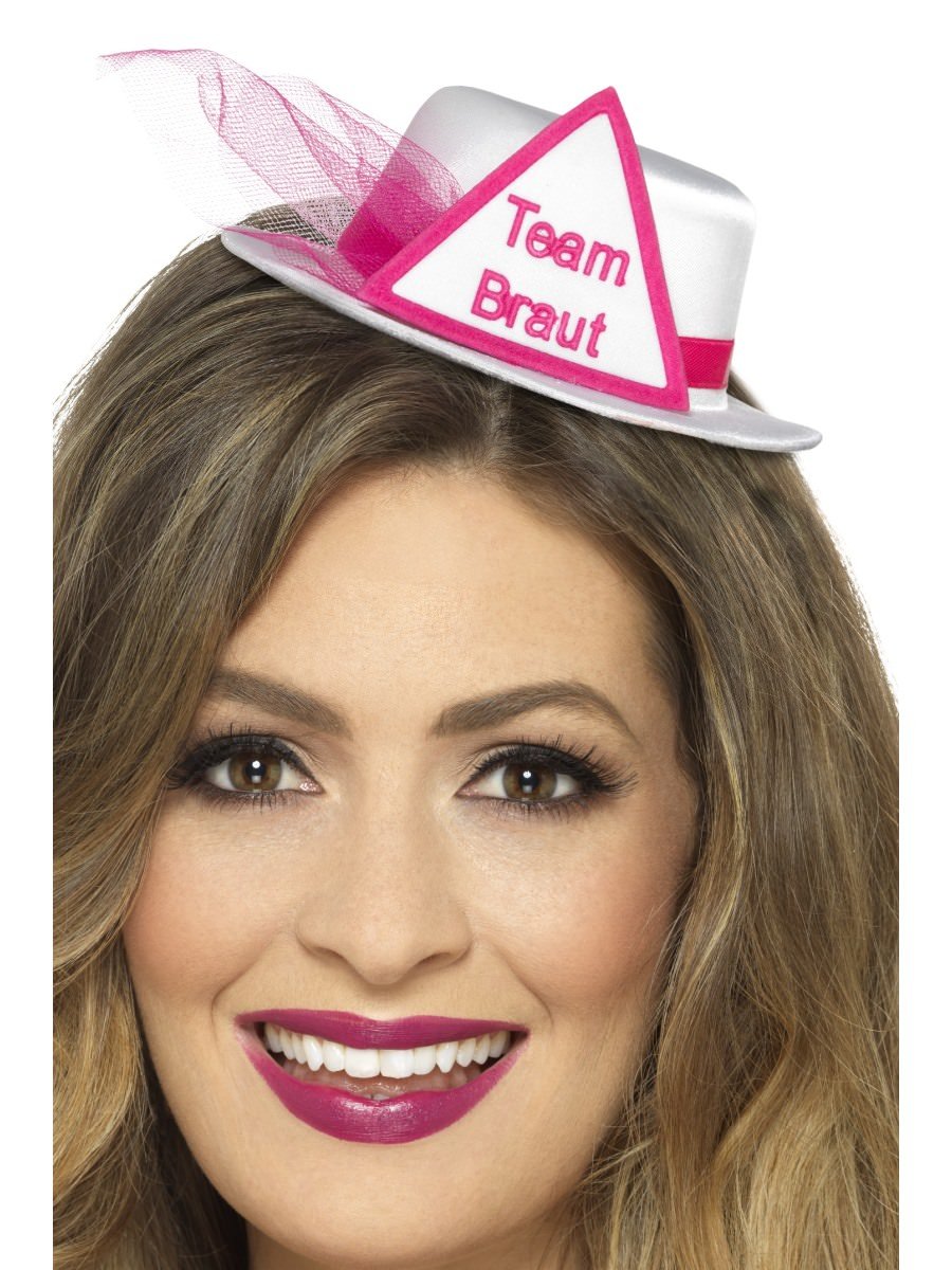 Click to view product details and reviews for Smiffys Team Braut Hat White Fancy Dress.