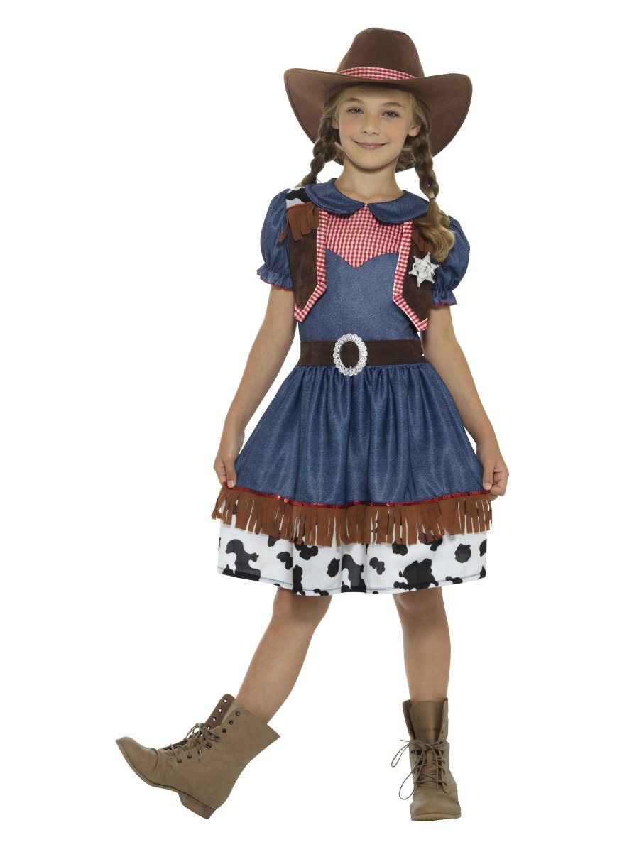 Photos - Fancy Dress Smiffys Texan Cowgirl Costume - , Small (Age 4-6)