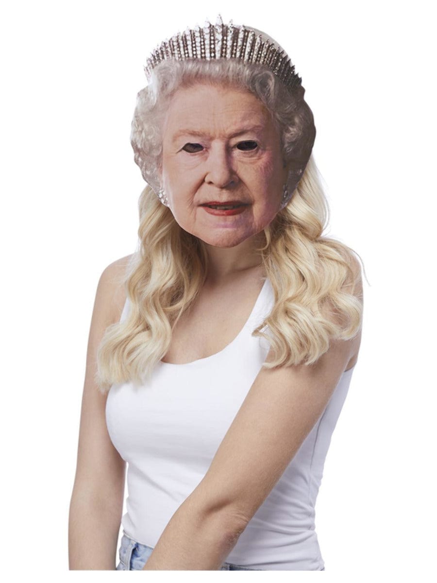 Click to view product details and reviews for The Queen Printed Card Mask.